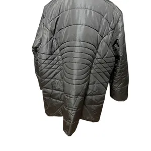 Avenue Puffer Jacket Quilted Design Faux Fur Trim Hooded Solid Black W 14/16 NWT thumbnail 8