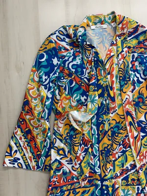 ROBERT GRAHAM printed flouncy dress event casual vacation XS thumbnail 6