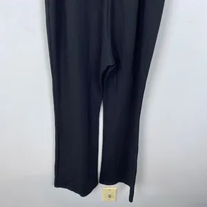 Leith Black Sleeveless Jumpsuit Square‎ Neck Wide Leg Spaghetti Straps Medium thumbnail 10