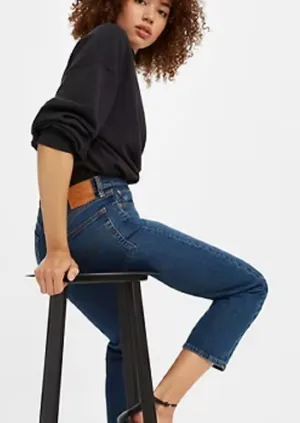 Levi’s Wedgie Straight Fit Jeans in Charleston Outlasted -‎ Dark Wash Size 27 thumbnail 1
