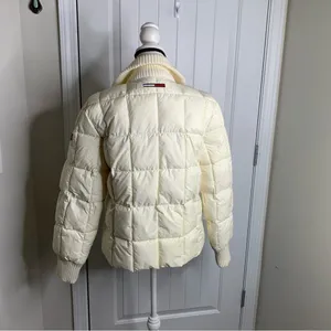 Vintage 90s Tommy Hilfiger Ski Team USA white puffer insulated jacket size large thumbnail 5