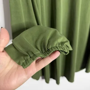 NWOT Lularoe Blouse Green Balloon Sleeves Large‎ Ruffle Neckline Flowy Casual thumbnail 7