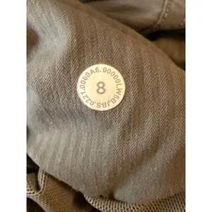 Lululemon Beyond the Studio Crop Pant 7/8 Sage Green Ruched Hem Size 8 W6BJBS thumbnail 5