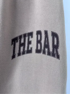 THE BAR Sweatpants Women’s Size M Brown Joggers 100% Cotton Made in USA thumbnail 5