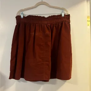 Madewell Rust Colored Skirt thumbnail 2