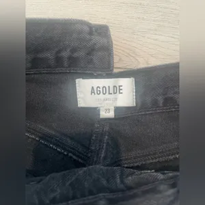 AGOLDE Black Criss Cross Jeans Size 23 thumbnail 8