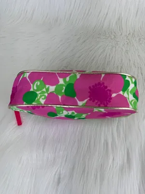 Lilly Pulitzer for Estée Lauder Floral Cosmetic Case Zip Travel Toiletry Bag thumbnail 4
