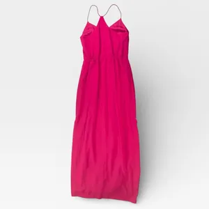 J.Crew Vibrant Pink Sleeveless Maxi Sundress Double Side Slit Dress Size 2 thumbnail 5