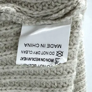Shaker Knit Sweater Vest with Chest Pocket Beige‎ Size Medium thumbnail 5