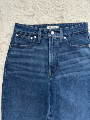 Madewell Jeans The Curvy Perfect Vintage Straight Jean in Mayfield Wash Sz 28 thumbnail 7