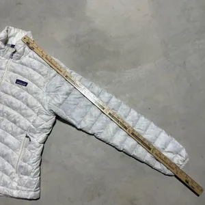 Patagonia Down Sweater Jacket Women's SZ Small L Quilted Puffer Full Zip Stained thumbnail 12