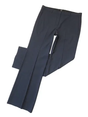 NWT THEORY Demitria in Nocturne Navy Classic Suit Wool Trouser Pants 12 x 34 ½ thumbnail 4