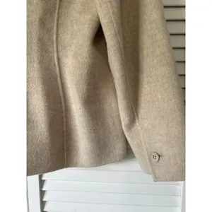 Talbots Womens 16 Wool Blend Blazer Jacket Oatmeal Beige Two Button Professional thumbnail 7