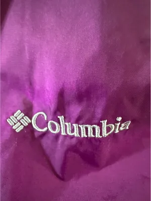 Columbia Women's XL Lightweight Purple Nylon Windbreaker thumbnail 2