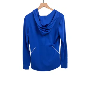 Nike Dri-Fit Running Top Blue Long Sleeve Hooded Women's S Casual Sporty NWT thumbnail 2