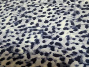 Tommy Bahama "Clara Lovely Leo" Faux-Wrap Dress Blue Animal Print Size XS thumbnail 6