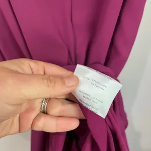 Fame & Partners‎ Fuchsia Magenta Chiffon A-line Flounce Hem Formal Dress Sz 0 thumbnail 9