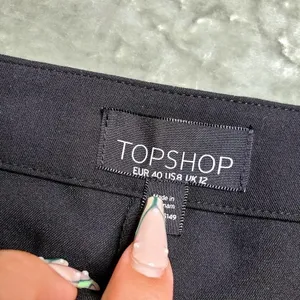 Topshop Black‎ Flare Slacks thumbnail 8