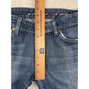 Y2K 7 For All Mankind "A" Pocket Bootcut Women's Jeans Size 28 thumbnail 10