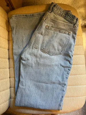 Abercrombie Fitch Curve Love 90s High Rise Relaxed Jean Medium With Front Yoke thumbnail 4