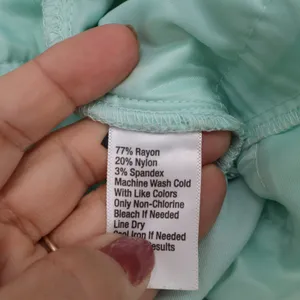The Limited Pants Womens 4 The Signature Mint Green Slim Stretch Tapered Fair thumbnail 3