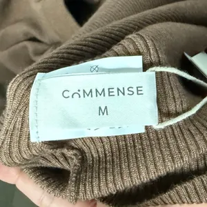 Commense NEW Caramel Slit Maxi Knit Set Skirt and Top Size M Ribbed Asymmetrical thumbnail 8