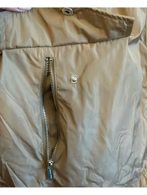 Tan Michael Kors Hooded Anorak Jacket Women's Size Medium thumbnail 5