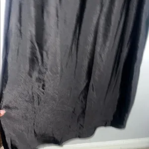 Flawed*** Small Black Satin Halter Neck Midi Dress thumbnail 8