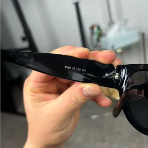 Saint Laurent Sunglasses SL M94 001‎ Shiny Black Frame Grey Lens thumbnail 9