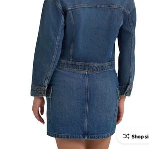 Lee Blue Denim Skirt sizes 6 and 4 thumbnail 3