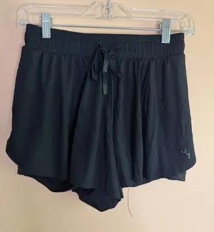 JoyLab Black Athletic Drawstring Layered Shorts thumbnail 1