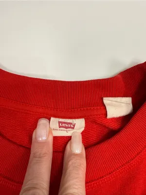 Levi's Red Crewneck Sweatshirt thumbnail 5