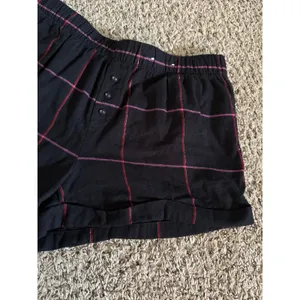 Stars Above Women's Black Red windowpane flannel pajama shorts Size Medium thumbnail 3