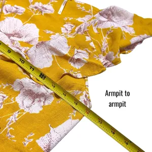 Free People French Quarter Yellow Floral Print Wrap Dress Cottagecore Fairy S thumbnail 10
