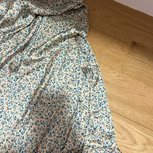 Zara Floral Cream and Green Women's Skirt thumbnail 4