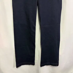 J.Crew High-Rise Trouser Jean in Deep Indigo Rinse Wide Leg Sz 27 Classic Preppy thumbnail 3