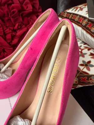 DREAM PAIRS Women's Party Sexy Super Platform Nightclub Shoes size 7 in pink thumbnail 7