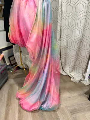 Hutch Anthropologie Rainbow Tulle Pixie Gown High Low Party Dress Size 10 thumbnail 7