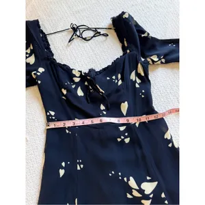 Reformation Remi Dress Lover Heart Pattern 8 thumbnail 11