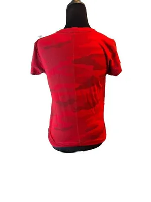 Rag & Bone Red Camo Print Slub Pima Tee thumbnail 3