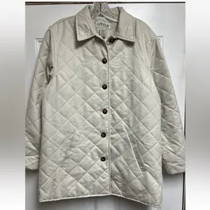 Orvis Women's Cream Quilted Puffer Coat thumbnail 2