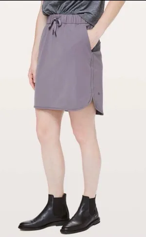 lululemon athletica Lavender Drawstring Skort 2 thumbnail 1