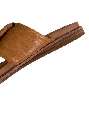 Like New Sofft Leather Essie Sandals Tan Size 9.5 thumbnail 4