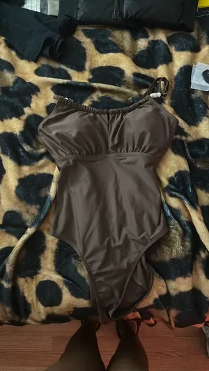 brown swimsuit Size M thumbnail 2