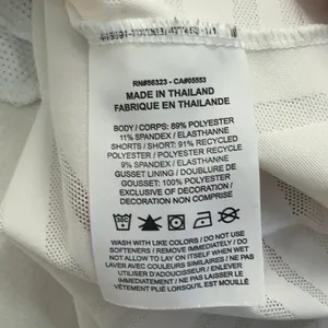 Nike Dri-FIT Diagonal Stripe Mesh Tennis Skort White Athletic Sporty Size S thumbnail 5