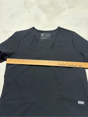 FIGS Black Scrub Top small technical collection thumbnail 6