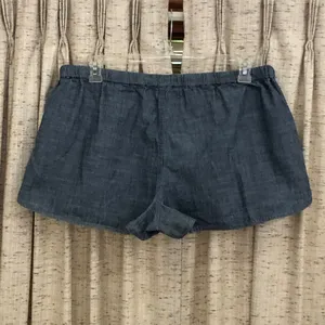 J.Crew Factory Blue Chambray Drawstring Shorts  thumbnail 7