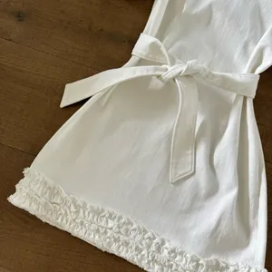 Cinq à Sept easton denim belted a-line mini dress thumbnail 5