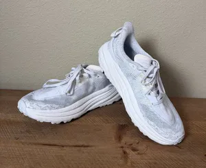 Hoka Stinson Triple White Tennies Sneakers Athletic Shoes Size 8 thumbnail 1