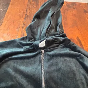 Felina Womens Black Velour Zip Up Hoodie‎ C7589 Relaxed Fit Loungewear Small thumbnail 2